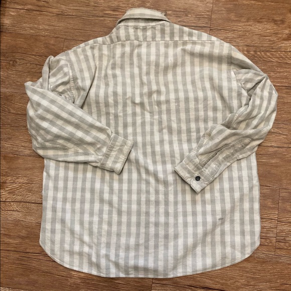Vintage L.L. Bean Striped Button Up - Picture 5 of 5